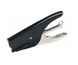 Rapid 10538731 S51 - Grapadora de mano metálica, con capacidad para 12 hojas, niquelada, color negro