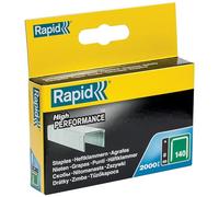 Rapid 2000 Grapas Planas n.140/8, Acero Galvanizado, para Cartón y Plástico