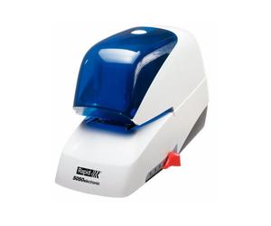 RAPID 20993210 - Grapadora eléctrica con tecnología Flat-Clinch modelo 5050E color azul
