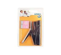 Rapid 21310301 - Grapadora de Tenaza Economy E84 de Metal con Cubierta ABS, Capacidad 15 Hojas, Carga Superior, Profundidad 50 mm, Color Plata