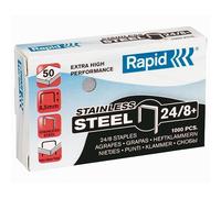 RAPID 24858300 - Caja 1000 grapas 24/8 mm Super Strong acero inoxidable