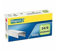 Rapid 24855600 Grapas Standard 1000 unidades, 24/6 mm, 20 hojas
