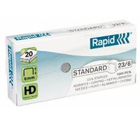 RAPID 24869100 - Caja 1000 grapas 23/6 mm Standard galvanizada