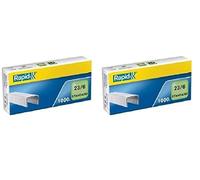 RAPID 24869100 - Caja 1000 grapas 23/6 mm Standard galvanizada (Paquete de 2)