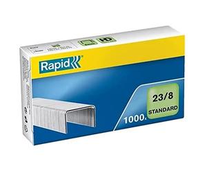 RAPID 24869200 - Caja 1000 grapas 23/8 mm Standard galvanizada