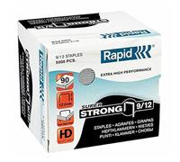 GRAPAS RAPID SUPER STRONG GALVANIZADAS Nº9/12 CAJA DE 5000 UNIDADES