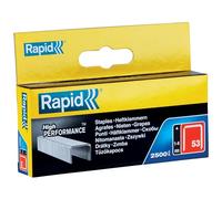 Rapid Caja de grapas para textil N.º 53 – Alambre fino de acero galvanizado 14 mm, 2.500 uds