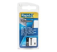 Rapid 40109534 40109534-Clavo 8/20 mm. G 0.75M Blíster, Plateado