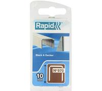 Rapid 40109551 - Grapas para Black and Decker (tipo 970/10 mm, 900 unidades)