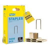 Rapid Caja de Grapas de Corona Estrecha para Suelos y Paneles de Madera N.º606 de Acero Galvanizado, 12 mm - 3.600 Grapas