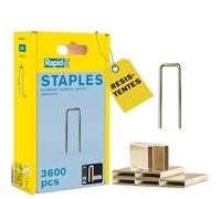 Rapid Caja de Grapas de Corona Estrecha para Suelos y Paneles de Madera N.º606 de Acero Galvanizado, 25 mm - 3.600 Grapas