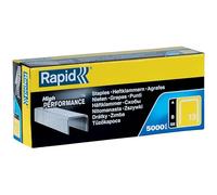 Rapid Caja de grapas para textil N.º 13 - Alambre fino acero galvanizado 8 mm, 5.000 grapas
