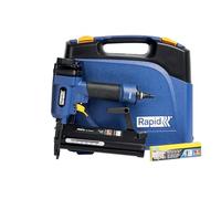 Rapid PBS151 PRO Clavadora Neumática Grapas n.90 y Clavos n.8 | Equipada con empuñadura ergonómica y un práctico maletín de transporte