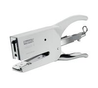 Rapid 5000491 - Grapadora Tenaza Classic K1+ Para Grapas Nº 24 (24/6 Y 24/8+), Yunque Ajustable, Carga Trasera, ClimatePartner, Oficina Hogar DIY Retail, Blanca