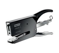 Rapid 5000495 - Grapadora Tenaza Classic K1+ Para Grapas Nº 26 (26/6 Y 26/8+), Yunque Ajustable, Carga Trasera, ClimatePartner, Oficina Hogar DIY Retail, Negra