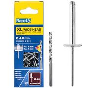 Rapid 5000660 Remaches, Plateado