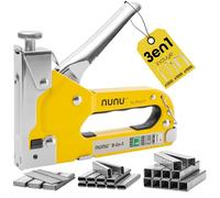 Rapid 5001728 - Grapadora NUNU Manual 3 en 1 Madera 3000 Grapas/Clavos