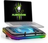 Rapid - Almohadilla de refrigeración para laptop MSI Titan Stealth Raider Series de 16 a 18 pulgadas, potente soporte de refrigeración Turbofan (3500 RPM), con velocidad infinitamente variable,