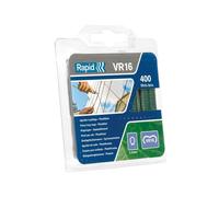 Rapid Anillas VR16 para Cercado, Acero de 1.3mm, Paquete de 400 - Verde