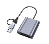 Rapid BE STANDARD - Enlace de tarjeta para USB CREATE y versión USB, resaltando cable trenzado permanente de poliamida con doble ranura lector estándar