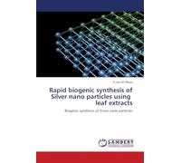 Rapid biogenic synthesis of Silver nano particles using leaf extracts: Biogenic synthesis of Silver nano particles