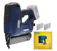 Rapid BNX50 18V P4A Clavadora Eléctrica Inalámbrica de Clavos con Luz LED para Bricolaje con Muebles y Madera para Clavos N.º 8 y con Disparo Simple o de Impacto, Batería no Incluida (5001501)
