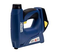 Rapid BTX530 Grapadora Eléctrica Inalámbrica para Madera, Marcos, Tapicería, Bricolaje y Manualidades con 1.300 Disparos de Grapas N.º 53 y Clavos N.º 8, Estuche y Batería Incluidos (5000128)