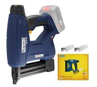 Rapid BTX553 18V P4A Grapadora Eléctrica Inalámbrica Portátil para para Madera, Cajas, Alfombras, Bricolaje y Manualidades para Grapas N.º 53 y Clavos N.º 8, Batería no Incluida (5001509)