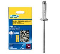 Rapid Remaches Alto Rendimiento 5001431 Ø3.2x8 mm Caja 500