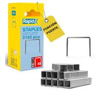 Rapid Caja de Grapas para Textil N.º53 de Alambre Fino de Acero Galvanizado, 10 mm - 2.130 Grapas