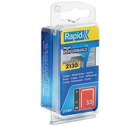 Rapid Caja de Grapas para Textil N.º53 de Alambre Fino de Acero Galvanizado, 6 mm - 2.130 Grapas