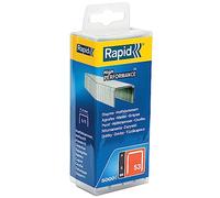 Rapid Caja de Grapas para Textil N.º53 de Alambre Fino de Acero Galvanizado, 6 mm - 5.000 Grapas