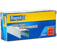 Rapid Cobra Grip X-Ray 26/8+, Grapas para hasta 60 hojas, altura 8, 8 mm, 5000 unidades)