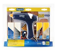 Rapid EG212 pistola de termofusión diámetro 12 mm con 4 tipos de pegamento 24 pcs, azules, 5000530
