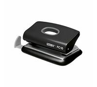 Rapid Esselte Leitz FC10 23638501 - Perforadora manual de papel (hasta 10 páginas), color negro