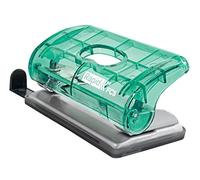 Rapid Esselte Perforadora de Papel de 2 Orificios, Taladradora con Capacidad Hasta 10 Hojas, Compacta, Hogar, Escuela y Oficina, Gama Colour'Breeze, Verde, 5001331