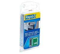 Rapid Grapa de alambre plano Tipo 140 (Acero V2A, Largo: 10 mm, Anchura parte trasera: 10,6 mm, 650 ud.)