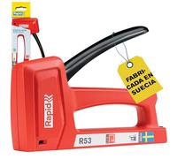 RAPID Grapadora para tapicería - Grapadora para Tapicería y Madera con Mango Ergonómico y Mecanismo Interno de Acero - Fabricada en Suecia - Rapid R53