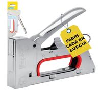 Rapid Grapadora Profesional Manual R153 PRO para Grapas No. 53, Grapadora para Tapicería con Empuñadura Ergonómica, 100% Acero, Sencillo Sistema de Carga, Fabricada en Suecia (5001665)