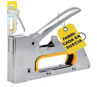 Rapid Grapadora Profesional Manual R23 PRO para Grapas No. 13, Grapadora para Tapicería con Empuñadura Ergonómica, 100% Acero, Sencillo Sistema de Carga, Fabricada en Suecia (5001667)