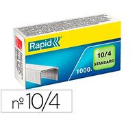 Juego de 20 cajas de 1000 grapas N ° 10/4 estándar, acero galvanizado