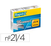 Rapid Grapas 21/4 Galvanizada Strong Caja 1000 Unidades 11x41x29 Mm