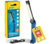 Rapid Luz de trabajo LED The Mechanic: linterna LED duradera de 500 lúm. con brazo plegable, soporte magnético y batería recargable micro USB, ideal para reparaciones de vehículos y espacios reducidos