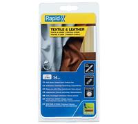 Rapid Paquete de 14 Barras de Cola para Tejidos y Cuero, Diámetro 12 mm x 190 mm, Color Amarillo, Adecuadas para Moqueta, Nobuck, Sin Disolventes, Pegado Rápido (5001418)