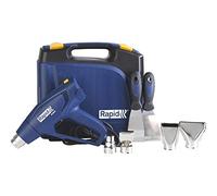 Rapid Pistola de aire caliente R1800 1800W 300–550°C Kit maleta con accesorios