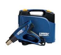 Rapid Pistola de Aire Caliente R2200-LCD, Potencia 2200 W, Temperatura 50-650°C, Flujo de Aire 250-500 l/min, para Eliminar Pintura, Barniz y Adhesivos, Termorretracción, con Maletín