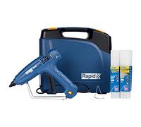 Rapid Pistola de Cola EG320 de 11-12mm, Pistola de Cola para Instalaciones, 1000 g/hr, 195 °C Temperatura Autorregulada, Boquilla Intercambiable, Cable de 1.75m (5001480)