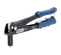 Rapid RP10 Kit de remachadora manual con 100 remaches de aluminio, llave integrada y mango de agarre suave para remaches de 3.2, 4.0, 4.8mm (5001718)