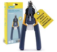 Rapid RP100 Remachadora manual de alta resistencia con boquilla múltiple y tecnología de reducción de potencia, Remachadora manual ergonómica, acero inoxidable y cobre de 3.2-4.8mm (5001721)