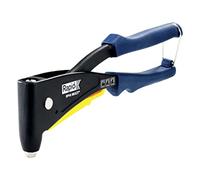 Rapid RP40 Remachadora manual Multi-Boquilla, Remachadora para remaches de aluminio y acero inoxidable de 3.2, 4.0, 4.8mm, Herramienta de remachado alta resistencia para trabajos en automoción y metal